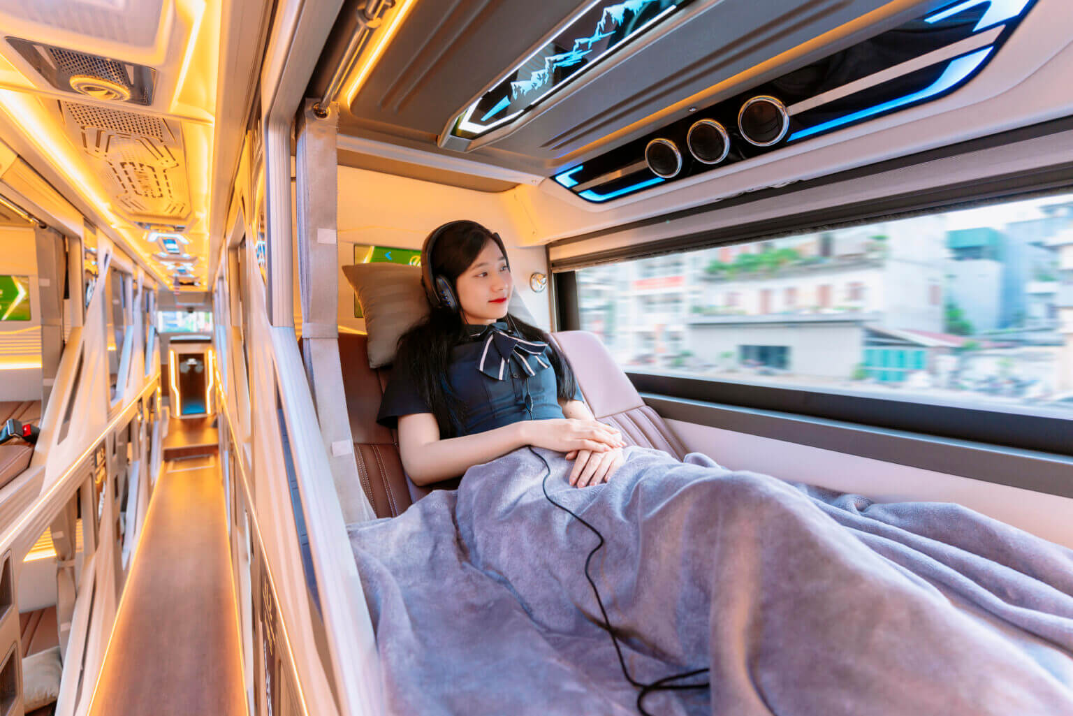 Nội thất xe HK Buslines