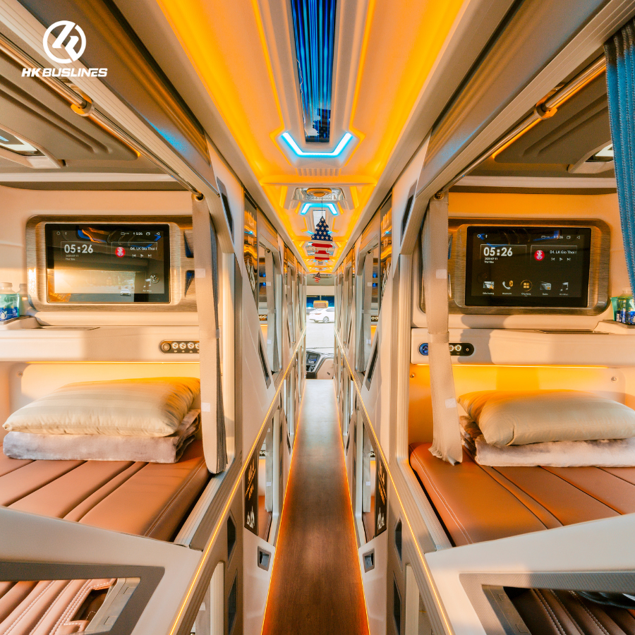 Khoang cabin giường nằm HK Buslines